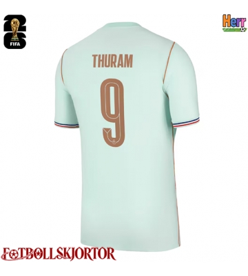 Frankrike Marcus Thuram #9 Bortatröja VM 2026 Kortärmad